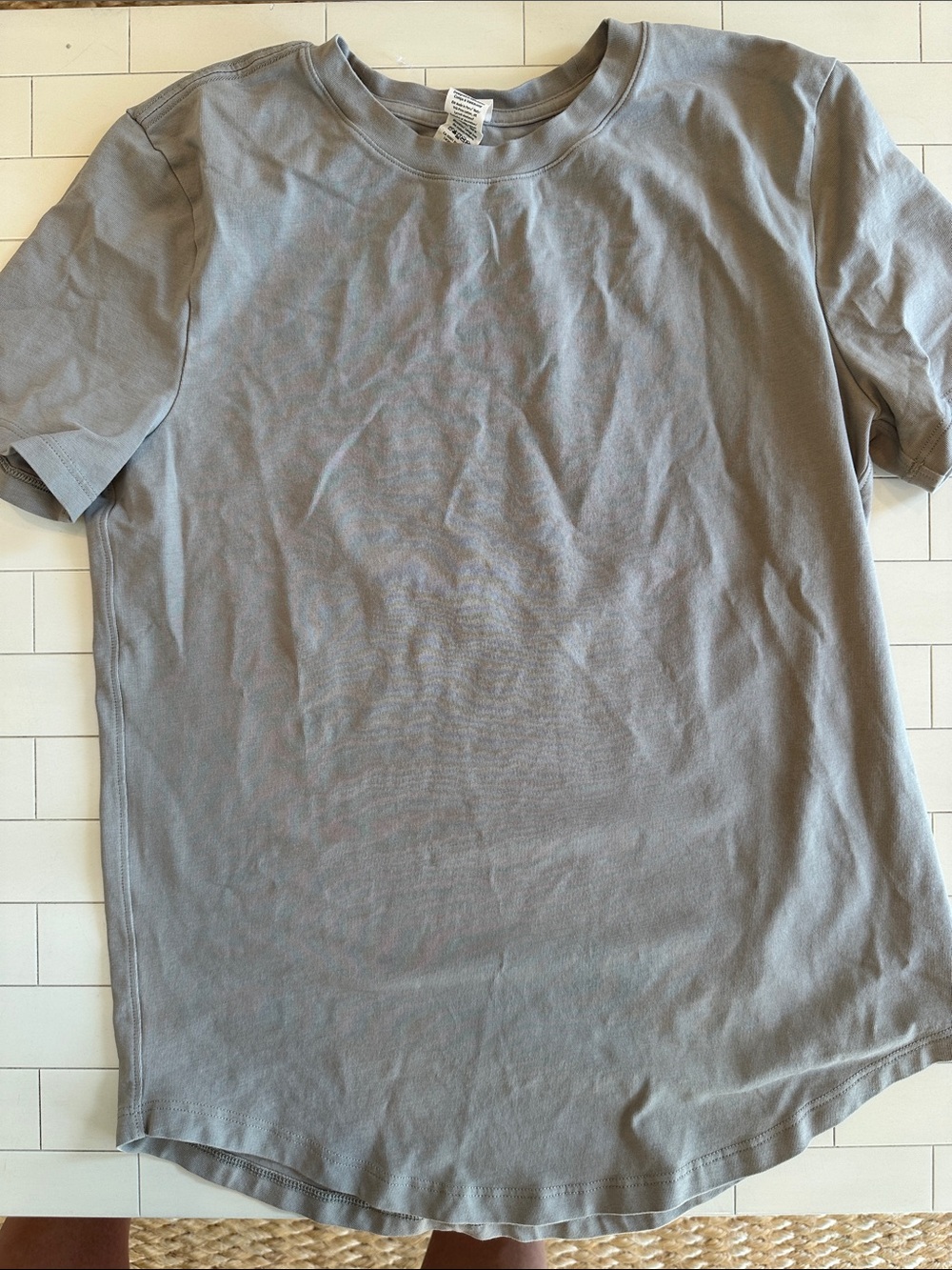 LULULEMON Love Crewneck Tee (Sz 2, Gravel Tan)